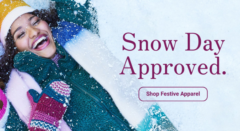 Snow Day Approved - Shop Festive Apparel!