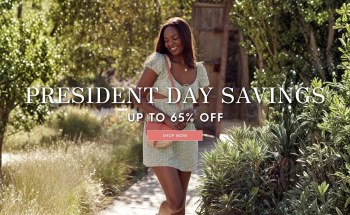 President Day Savings - Up to 65% Off!
