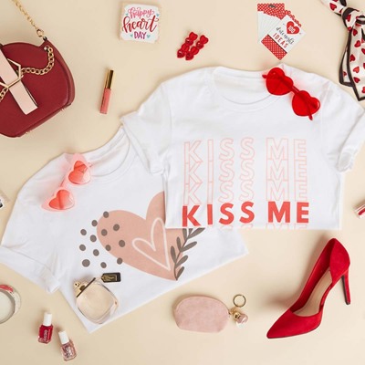 Assortment of Valentine theme products
