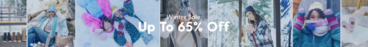 Winter Sale: Up to 65% Off!