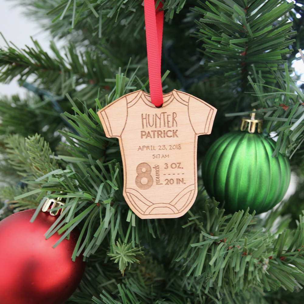 Personalized Baby Ornaments 