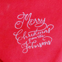  Custom Hand-Drawn Christmas Return Address Stamp For Holiday Envelops