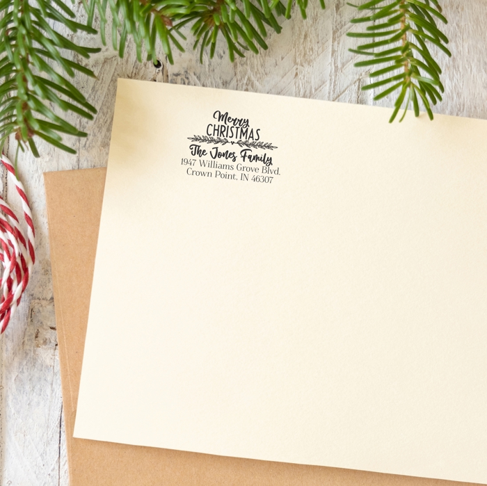 Custom Holiday Address Stamps