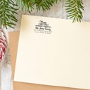Design 5 Custom Holiday Address Stamps 