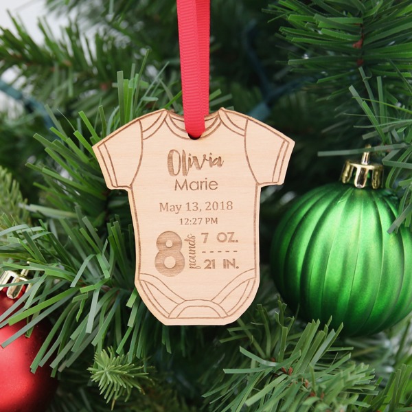 Personalized Baby Ornaments 