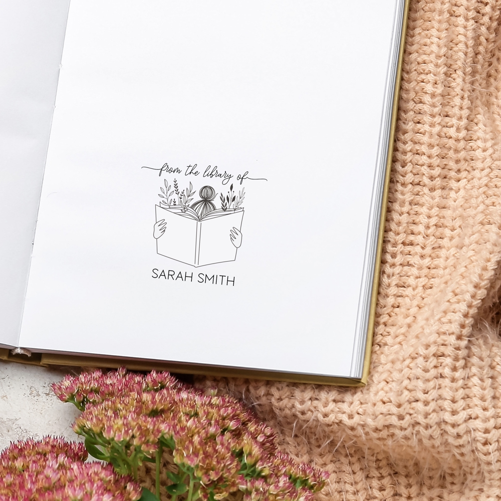 Personalized Book Stamps