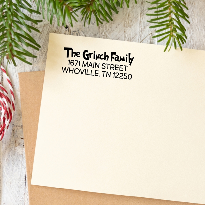 Custom Holiday Address Stamps