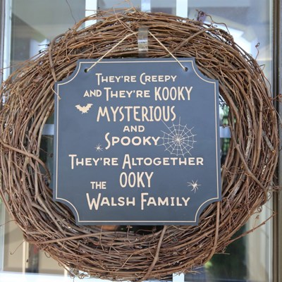 Personalized Halloween Sign 