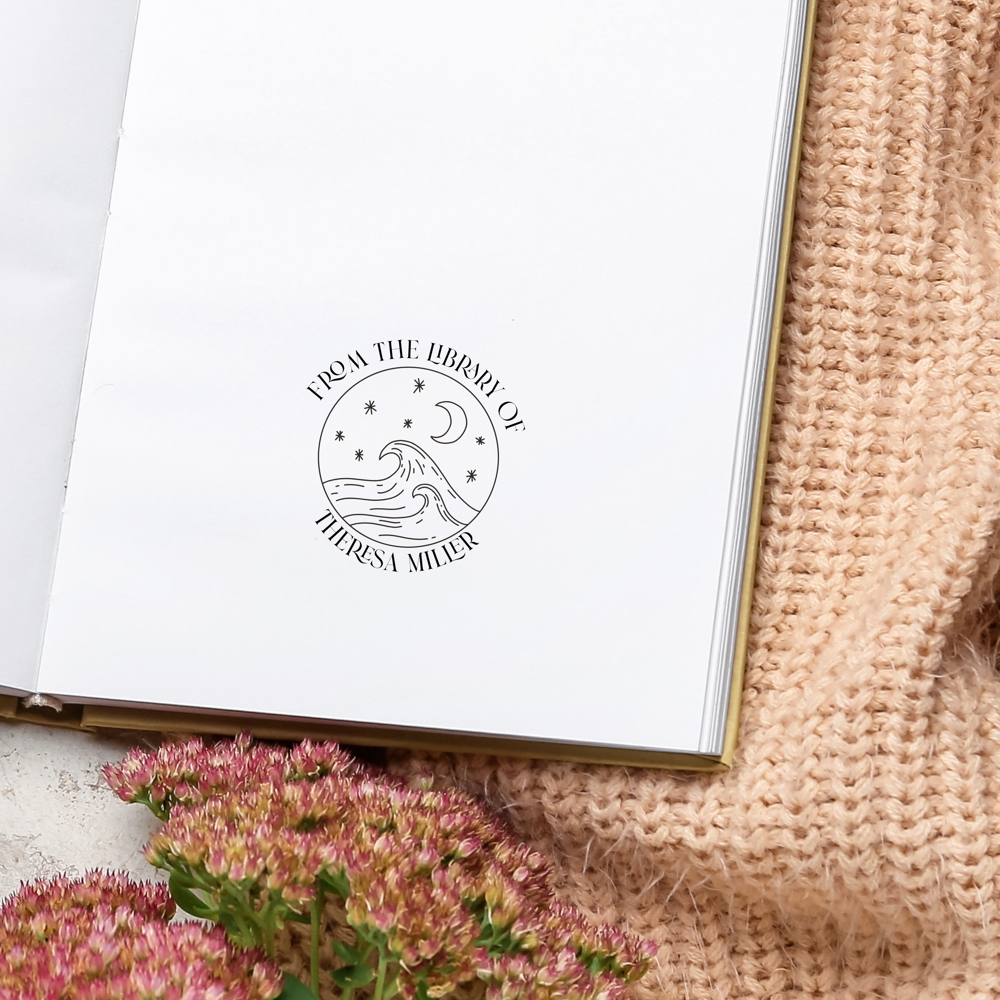 Personalized Book Stamps