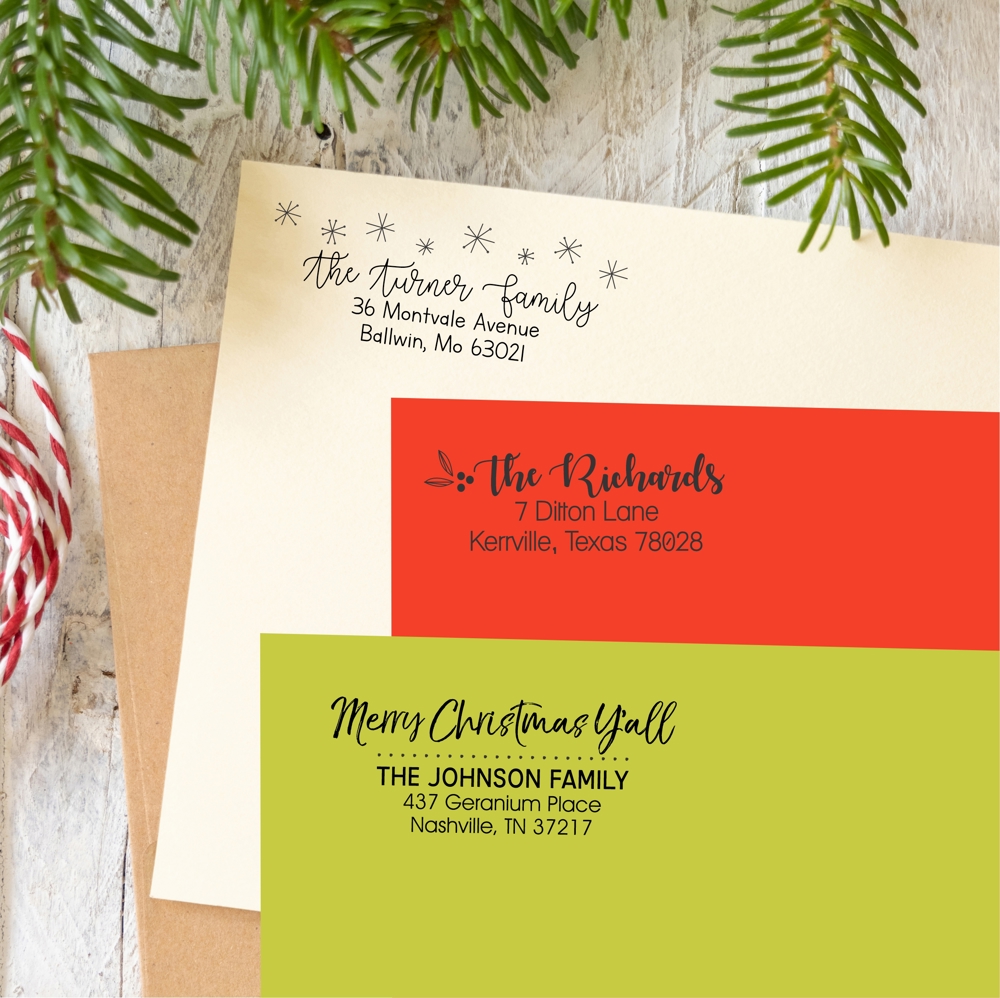 Personalized Holiday Stamps