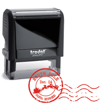 Santa Express Postmark Mail Stamp 