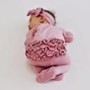 Roseberry Newborn Ruffle 2 Way Zip Onesies
