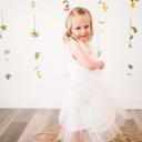  White Polka Dot Tulle Dress