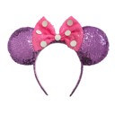 Purple & Pink Polka Dot Character Mouse Ears