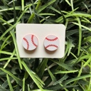  Baseball Earrings