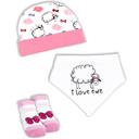  28 Piece Baby Girl Arriving Gift Assortment, Pink and White