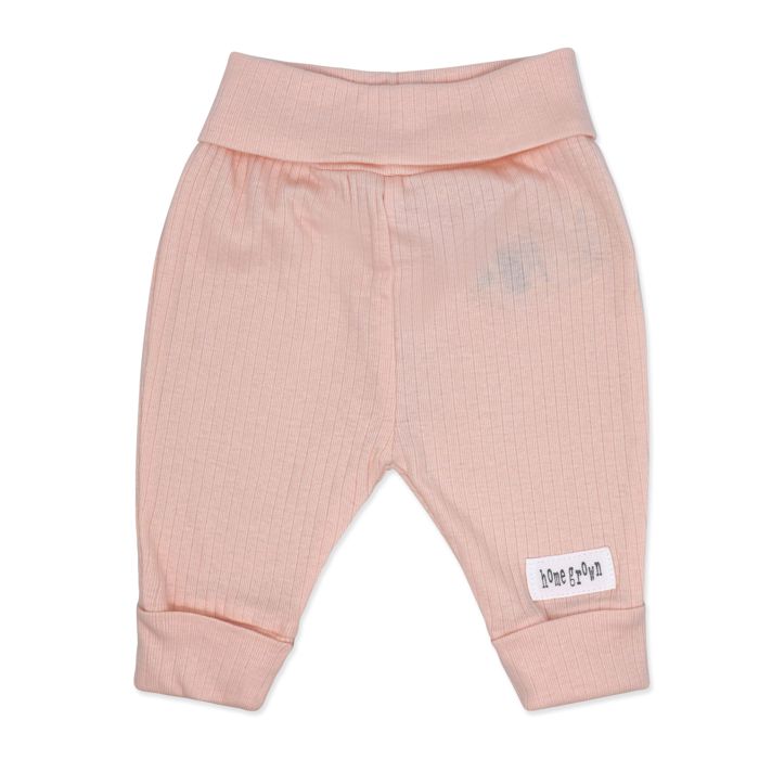 Home Grown Baby Organic Cotton  3 Piece Girls Peaches Layette Set