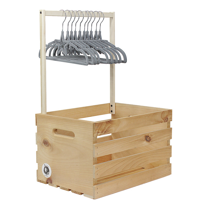 33 Piece Gender Neutral Baby Shower Wardrobe Gift Crate