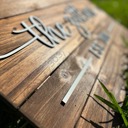  Custom Wood Family Name Sign