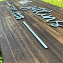  Custom Wood Family Name Sign