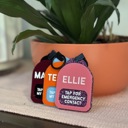  NFC Backpack Tag, Scannable Emergency Contact Tag