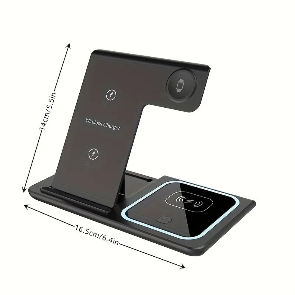 3P Experts Tap And Power Wireless Charging Station - Black Parent