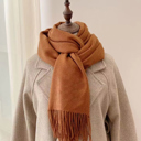 Brown Fall Into Fall Scarfs 