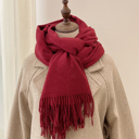 Red Fall Into Fall Scarfs 