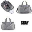 Gray Clarissa Gymnase Gym Storage and Tote Bag