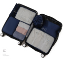 Blue Clarissa  Jet Set  7 N 1 Travel Pack  Kit