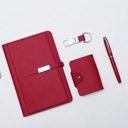 Red Clarissa  Exquisite 4-Piece Notepad Set