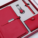 Red Clarissa  Exquisite 4-Piece Notepad Set