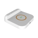 White 3P Experts Wireless Charger Alarm Clock