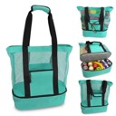 Green Clarissa Beach Tote Insulated Cooler Bag