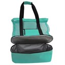 Green Clarissa Beach Tote Insulated Cooler Bag