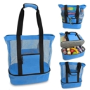 Blue Clarissa Beach Tote Insulated Cooler Bag