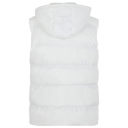 White Large Helios Paffuto Heated Vest Artic White - Powerbank Included 