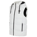 White XXL Helios Paffuto Heated Vest Artic White - Powerbank Included 