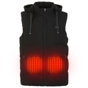 Black Small Helios Paffuto Heated Vest - With Powerbank