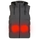 Gray Large Helios Paffuto Heated Vest Powerbank Included