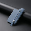 Blue  Clarissa Snap-Kick Wallet