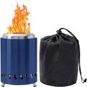 Blue “Pitzy” Portable Fire Pit By: Seamless Outdoors