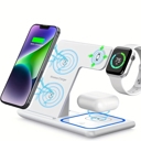 White 3P Experts Tap And Power Wireless Charging Station - Black Parent