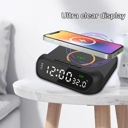  3P Experts Wireless Charger Alarm Clock