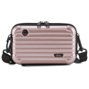 Pink Clarissa Mini Crossbody Suitcase