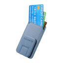 Blue Magnetic Card Holder Stand for Phone Cover