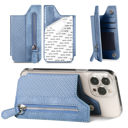 Blue  Clarissa Snap-Kick Wallet