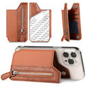 Brown  Clarissa Snap-Kick Wallet