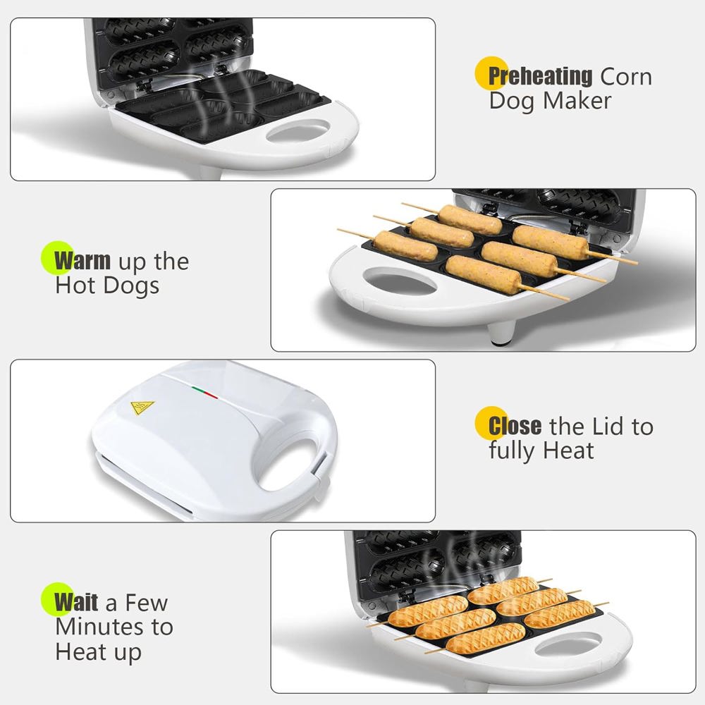 J-JATI Waffle Corn Dog Maker 