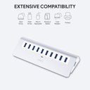  Aukey 10-Port USB 3.0 Hub with LED Indicator